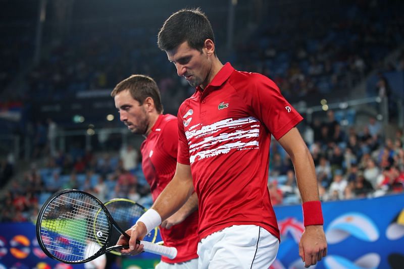 Viktor Troicki and Novak Djokovic