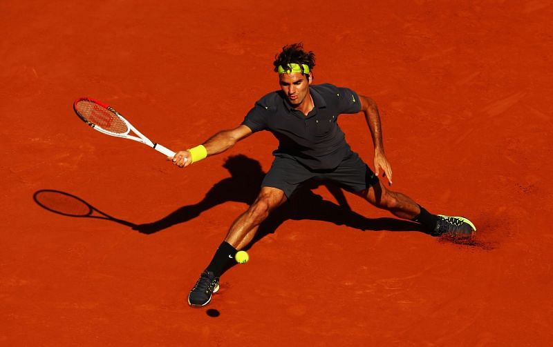 Roger Federer at Roland Garros