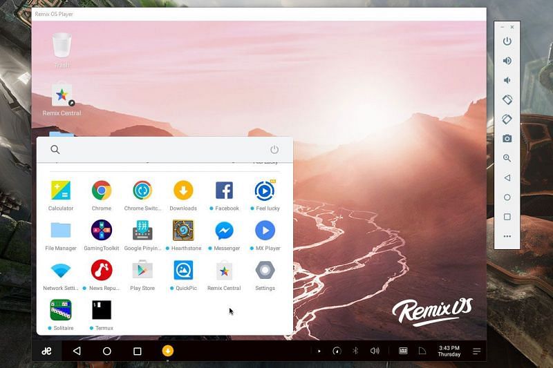 android os emulator pc