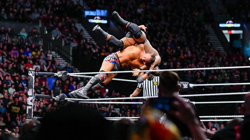 Doiminik Dijakovic and Keith Lee on WWE NXT