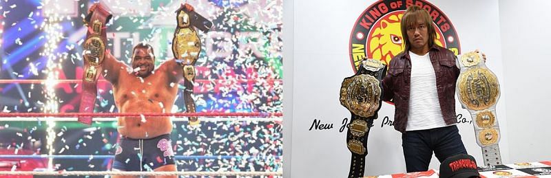 Both WWE &amp; NJPW have booked first time double champions this year