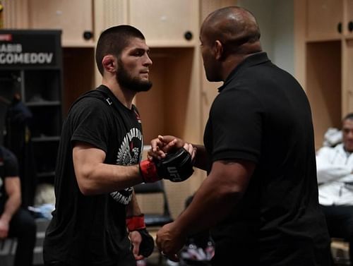 Khabib Nurmagomedov and Daniel Cormier