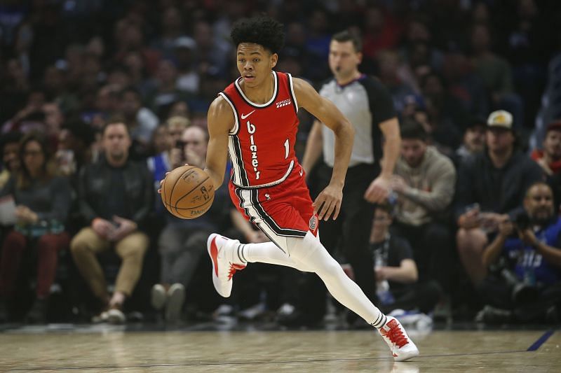 Anfernee Simons was seen bowling in his time off in the NBA bubble