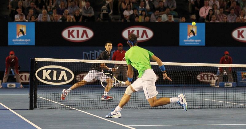 Novak Djokovic and Rafael Nadal played one of the longest matches ever at Australian Open 2012
