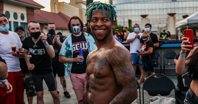 Lio Rush returns to wrestling, attacks AEW's Joey Janela at an event