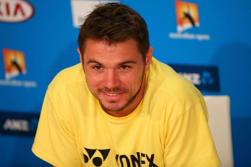 Stan Wawrinka was in high spirits prior to his first Major final