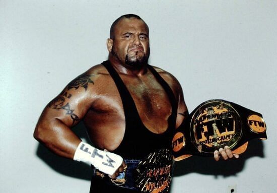Taz with the FTW Championship during his ECW days