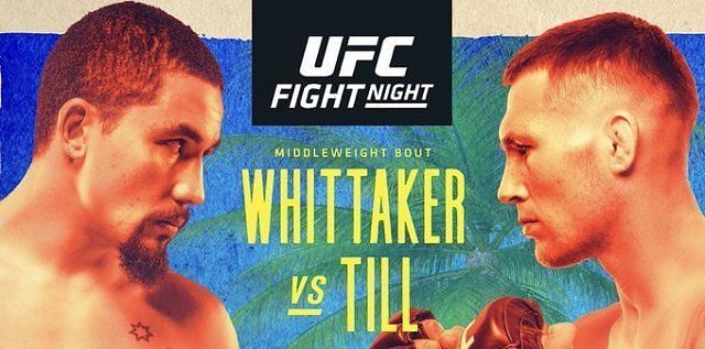 The UFC&#039;s 4th visit to Fight Island sees Robert Whittaker face Darren Till