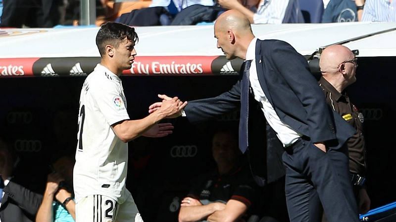 Brahim Diaz has found game time hard to come by under Real Madrid boss Zidane