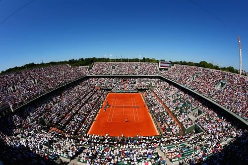 Phillipe Chatrier Arena - the primary court at Roland Garros