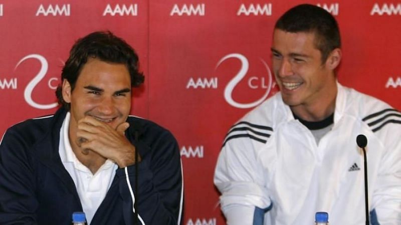 Roger Federer and Marat Safin have always been good friends