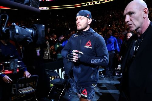 Stipe Miocic was reportedly agitated in fighting inside a smaller octagon.