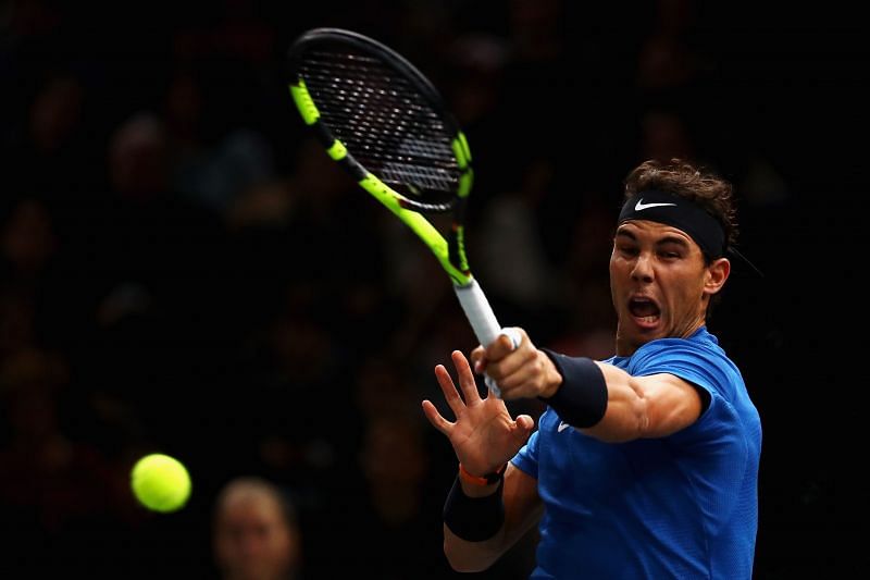 Rafael Nadal at Paris Masters 2019