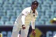 Karn Sharma played his only Test match against Australia in Adelaide in 2014.