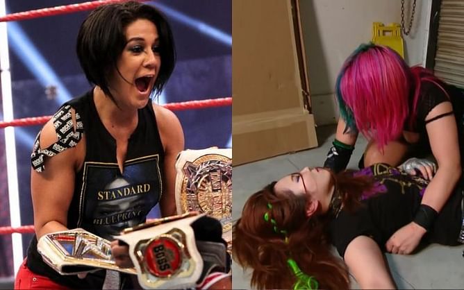 Bayley responds after brutally assaulting Kairi Sane during her last WWE RAW appearance