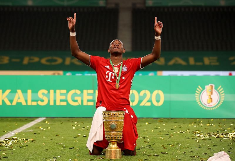 Alaba with the DFB Cup