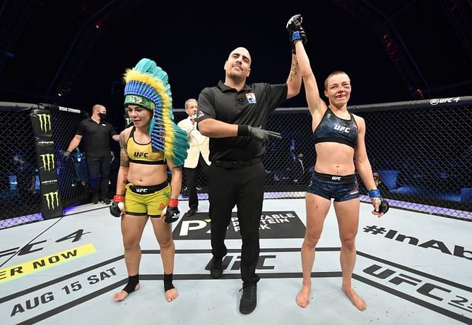 UFC 251- Rose Namajunas secures a hard-fought split decision win