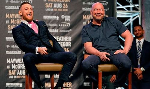 Conor McGregor with Dana White