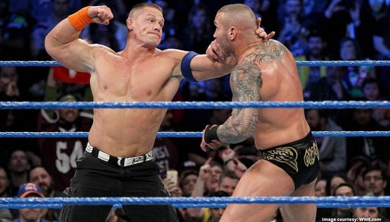 John Cena and Orton in action