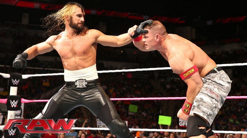 John Cena and Rollins