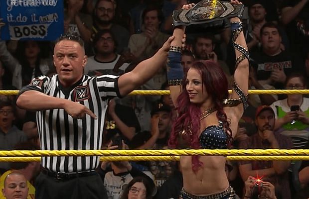 Sasha is crowned NXT Women&#039;s Champion