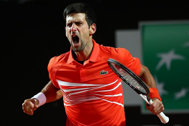 Novak Djokovic has a never-say-die attitude on court