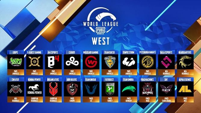 PUBG Mobile World League: PMWL 2020 West groups, schedule and format