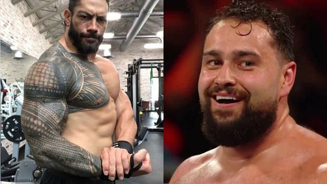 Rusev shows off a jacked picture of himself in response to Roman Reigns