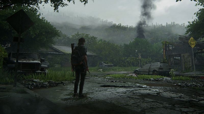 Background wallpaper of the last of us scenery