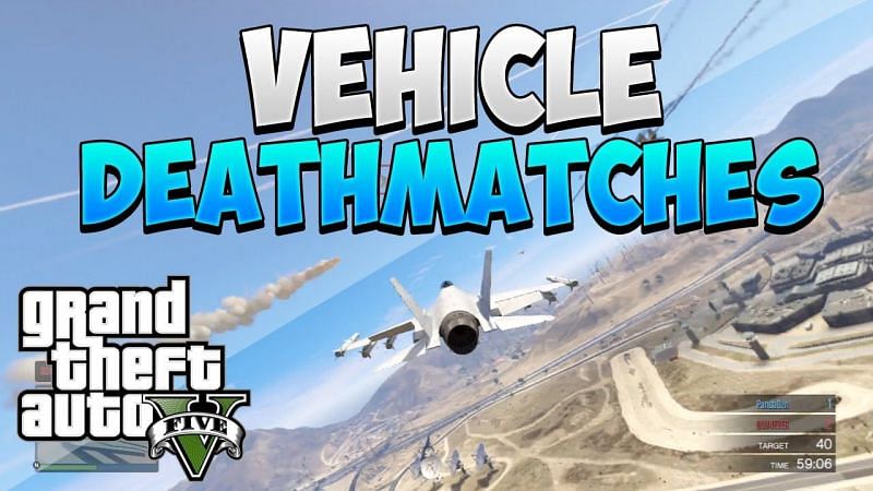 Vehicle Deathmatch in GTA Online (Image Courtesy: YouTube)