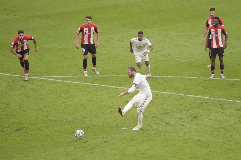 Sergio Ramos scored yet another penalty against Athletic Bilbao