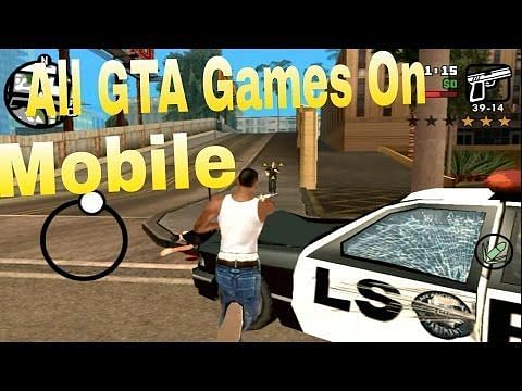 GTA games on smartphones. Image: YouTube.