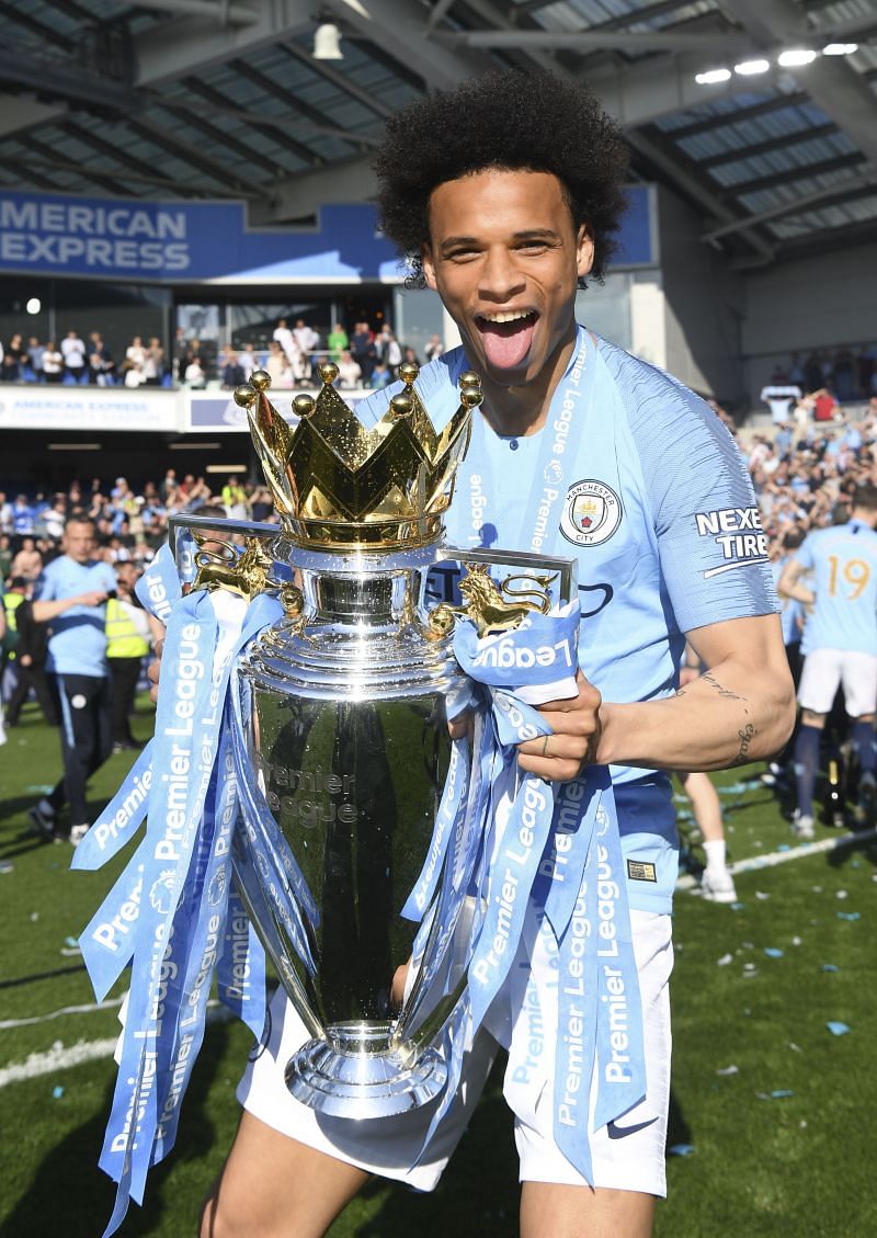 Leroy Sane&#039;s pace and incision in the final third was a key component in Manchester City winning their first Premier League title under Pep Guardiola.