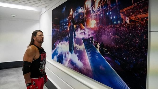 Undertaker and AJ Styles appear LIVE on the same show