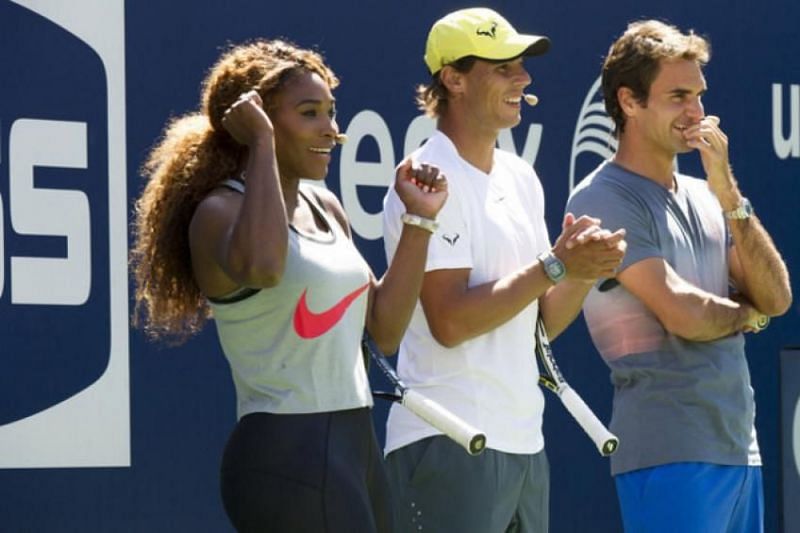 Along with Rafael Nadal, the bracket also involved Roger Federer and Serena Williams