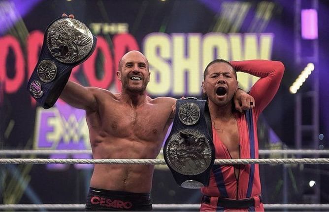 Cesaro and Shinsuke Nakamura end New Day's 8th title reign at Extreme Rules