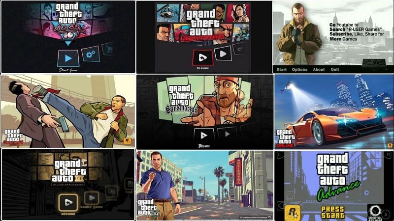 all the gta games in order