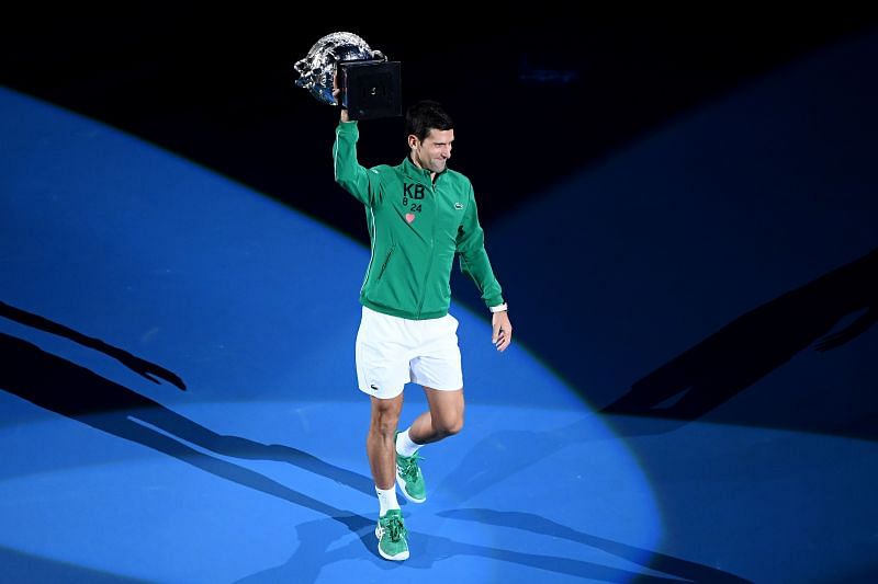 Novak Djokovic at Australian Open 2020