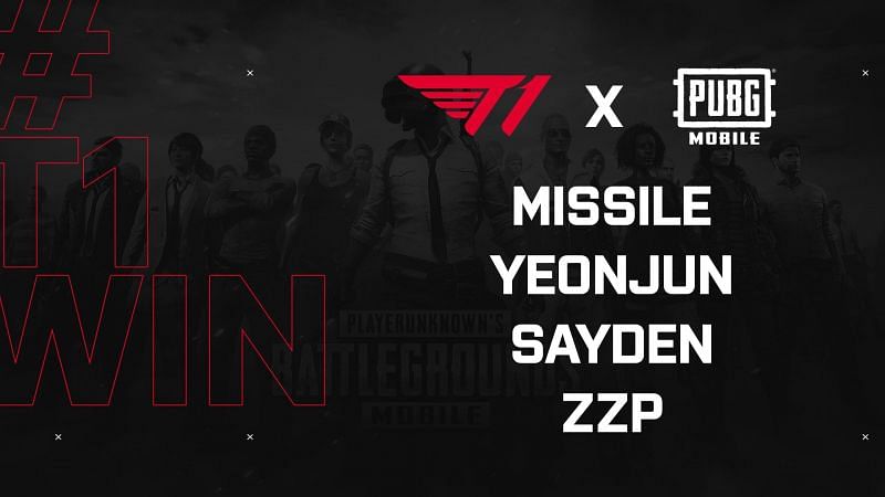 PUBG Mobile: T1 announce official roster