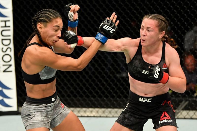 Would Taila Santos' fight with Molly McCann have been better in the smaller Octagon?