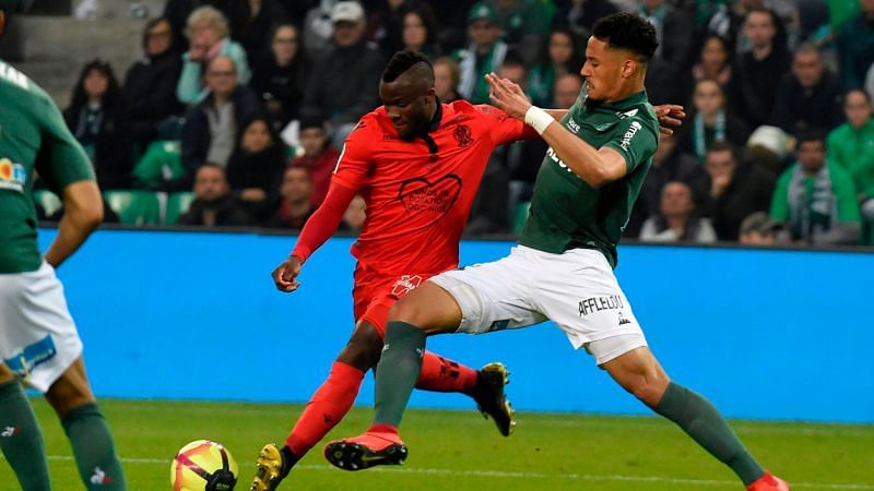 At only 18, Saliba became an integral part of the Saint Etienne side.