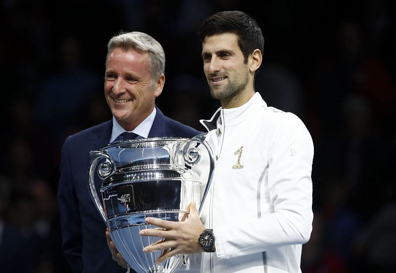 Chris Kermode and Novak Djokovic shared an iffy relationship