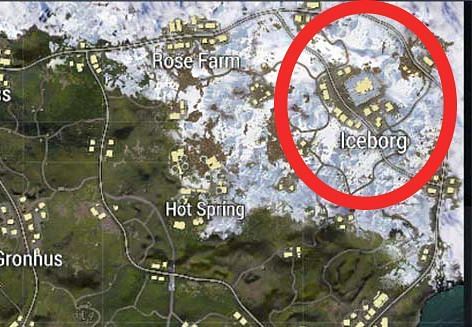 Iceborg in PUBG Mobile&#039;s Livik Map