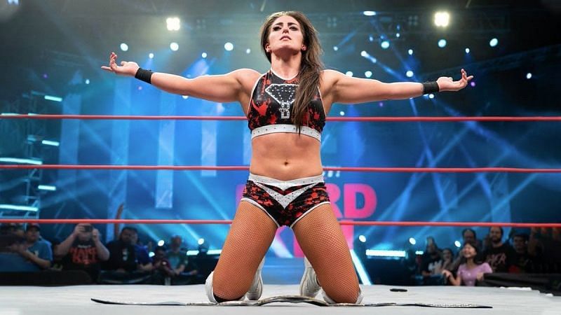 The former Impact World Champion, Tessa Blanchard, is now a free agent