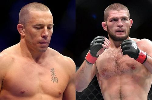 Khabib Nurmagomedov and Georges St-Pierre