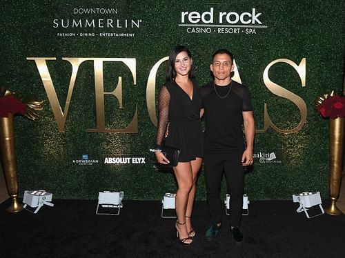 Joseph Benavidez with Megan Olivi