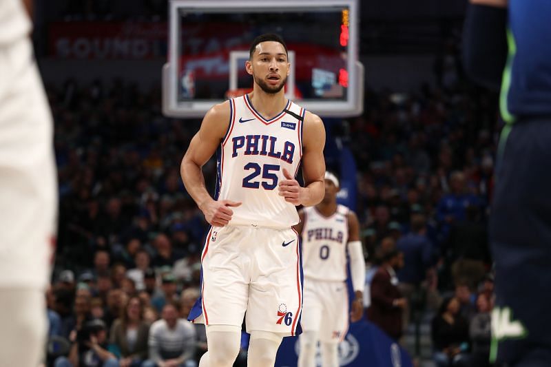 Philadelphia 76ers star Ben Simmons in action