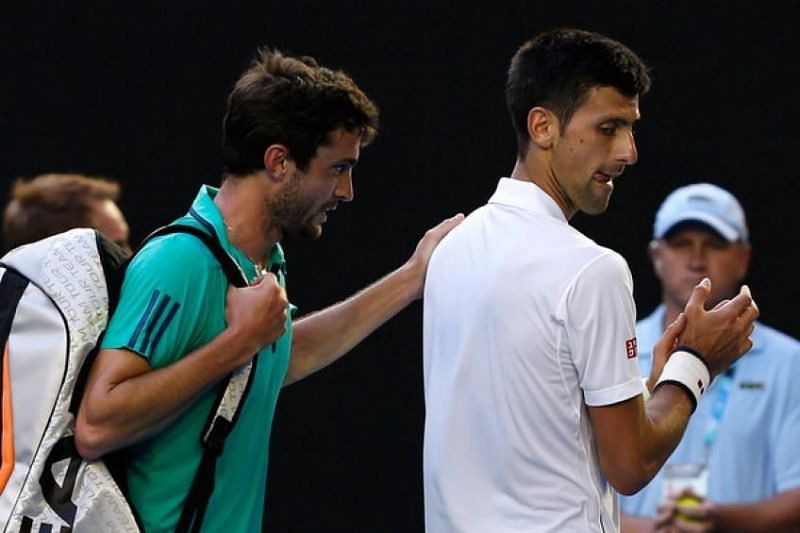 Novak Djokovic has Gilles Simon firmly on his side