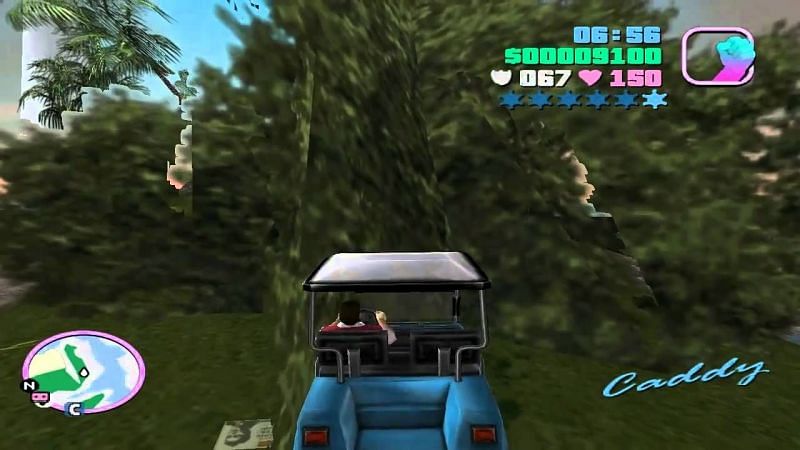 caddy car in gta vice city cheat