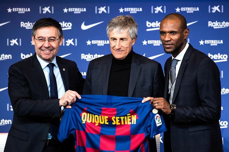 Quique Setien may not live to see another season with Barcelona.